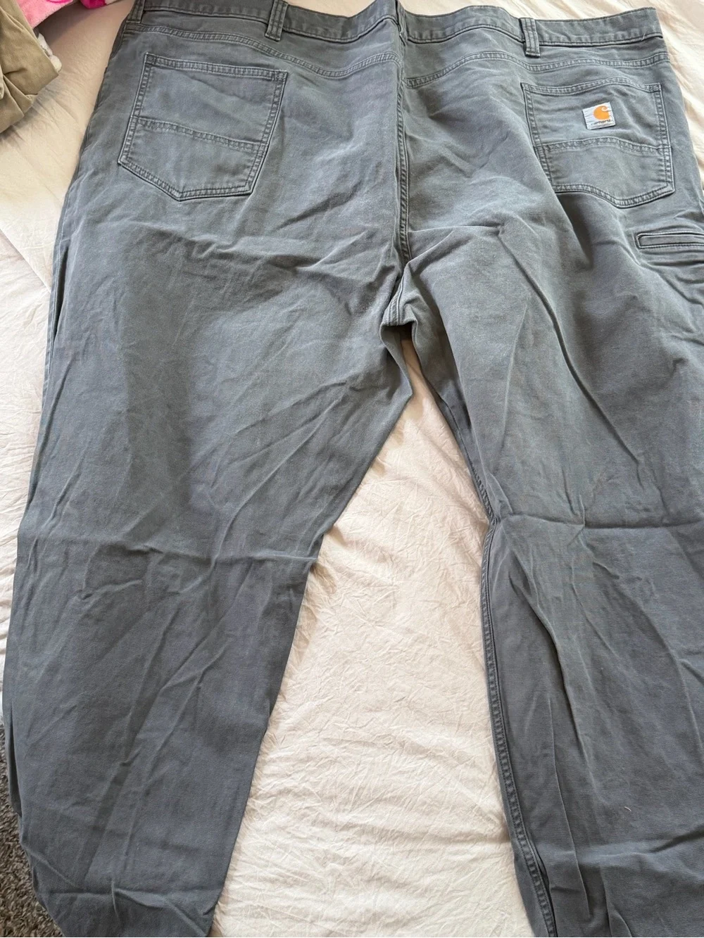 Men's Gray Casual Pants - Classic Straight Fit